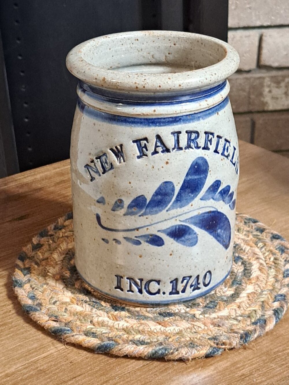 New Fairfield Salt Glazed Stoneware Crock